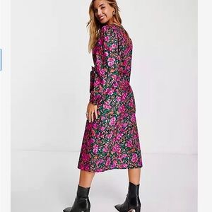 Vila Floral Dress Size 8